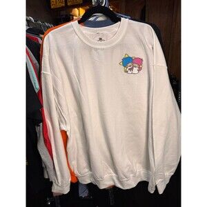 Twin Stars crew neck sweatshirt - NWOT - Sanrio Unisex 2X